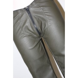 PU Pants Olijf